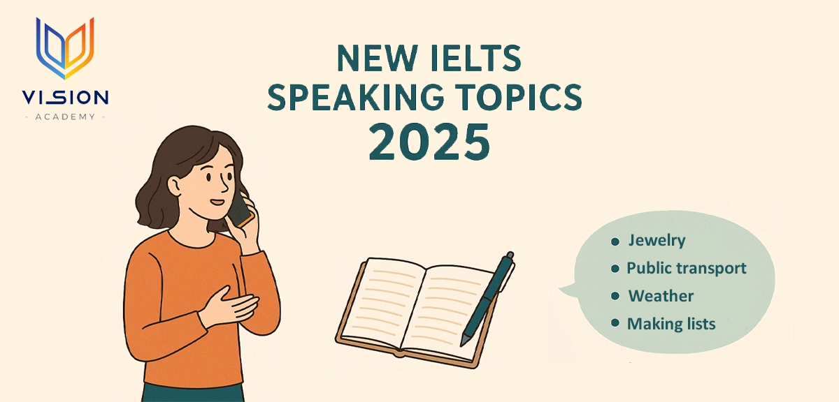 موضوعات جدید اسپیکینگ آیلتس 2025