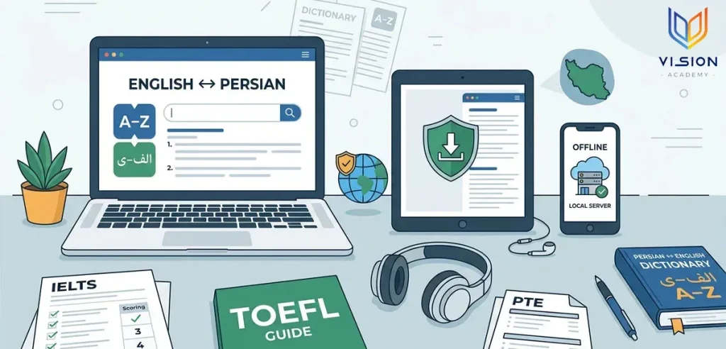 راهنمای جامع بهترین دیکشنری‌های ایرانی در زمان محدودیت اینترنت IRAN ACCESS