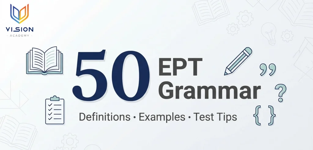 ۵۰ گرامر پرتکرار آزمون EPT